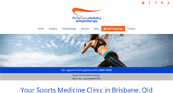 Desktop Screenshot of performancepodiatry.com.au