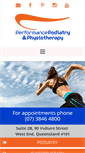 Mobile Screenshot of performancepodiatry.com.au